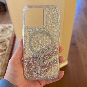 Case-Mate Sparkling Glitter Phone Case - Silver